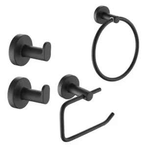 KIT PIAZZA SENSUS 4 PIEZAS NEGRO