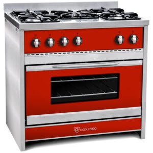 COCINA SEMI-IDUSTRIAL Chiara 90 cm Rojo TST